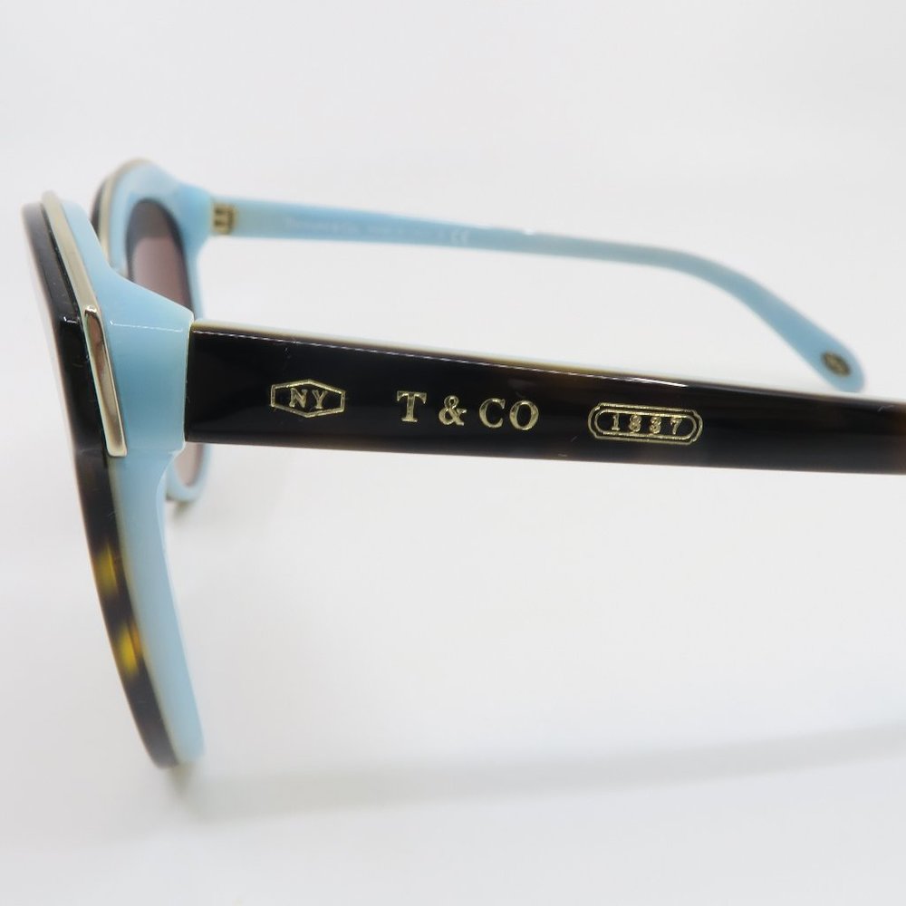 Tiffany & Co. TF 4146 8134/3B Women Round Tortoise - Picture 4 of 7